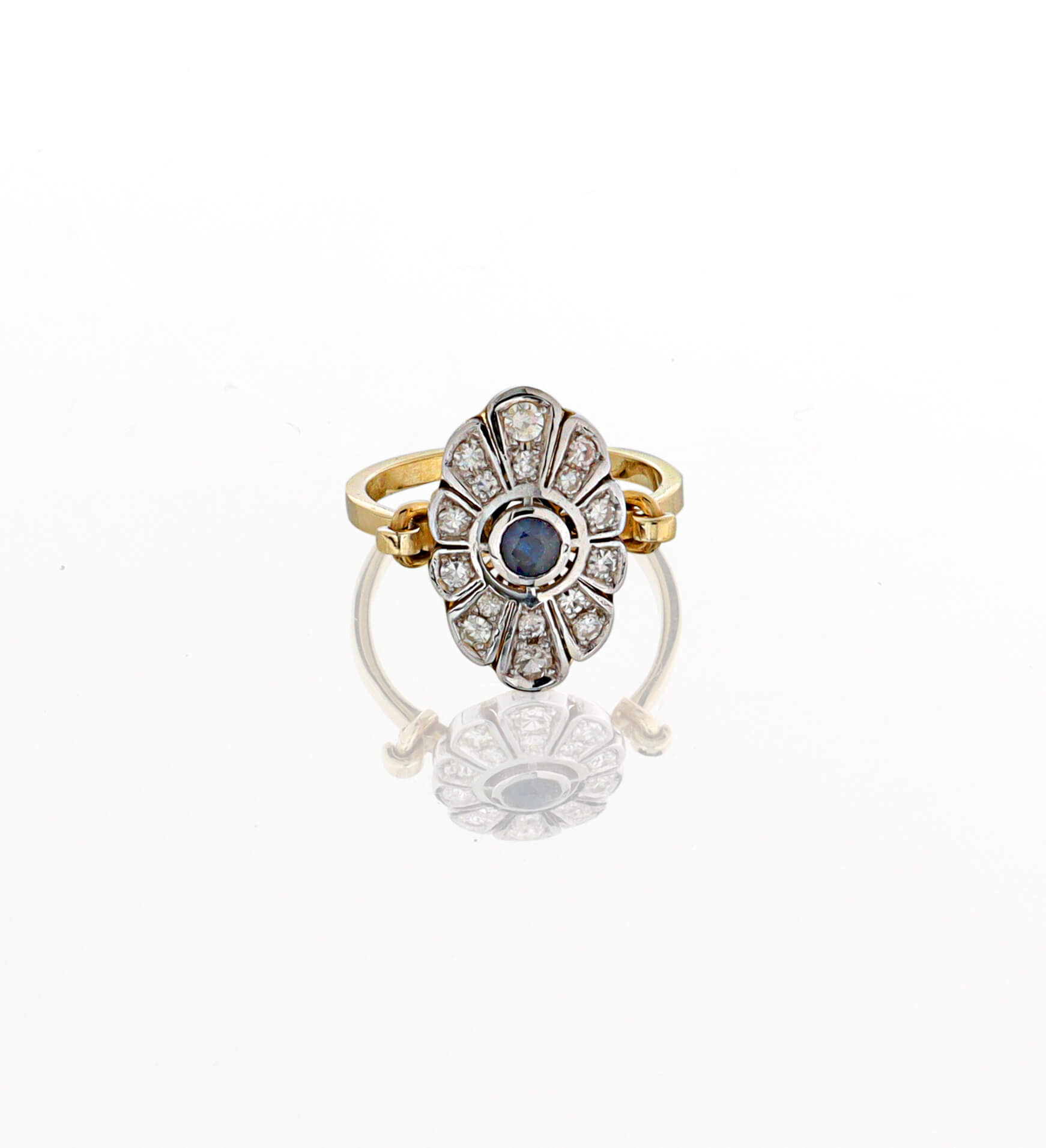 טבעת בסגון עתיק- קלאסי – תמונה 3